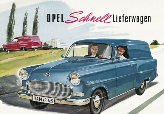 Prospekt Opel Schnelllieferwagen 1953