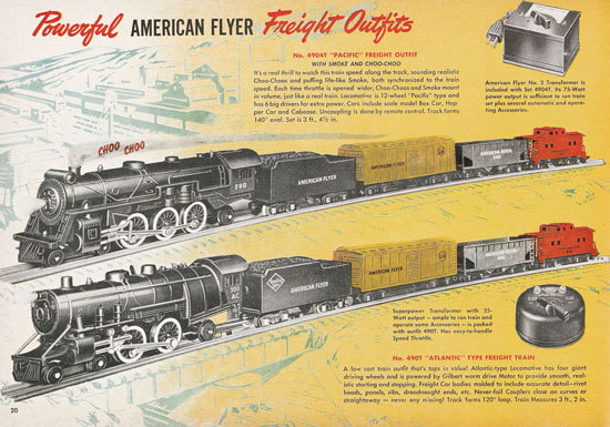 American Flyer Katalog 1950