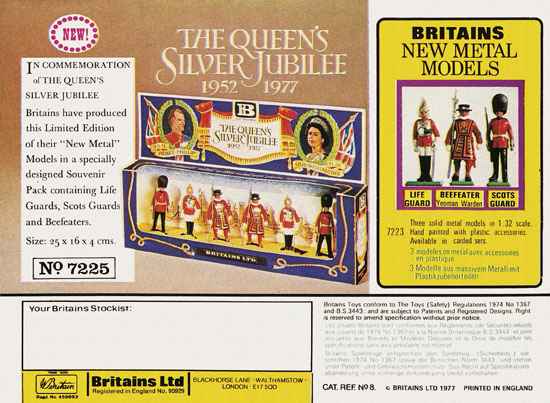Britains Miniature world of life-like models catalog 1977
