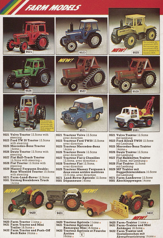 Britains Toy catalogue 1982