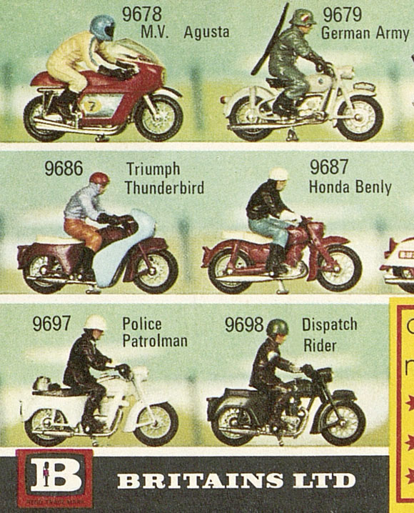 Britains Super motorcycles Leaflet 1973