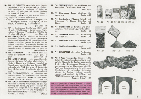 Busch Modelle Katalog 1962-1963