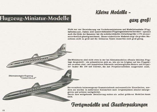 Busch Modell-Katalog 1960-1961