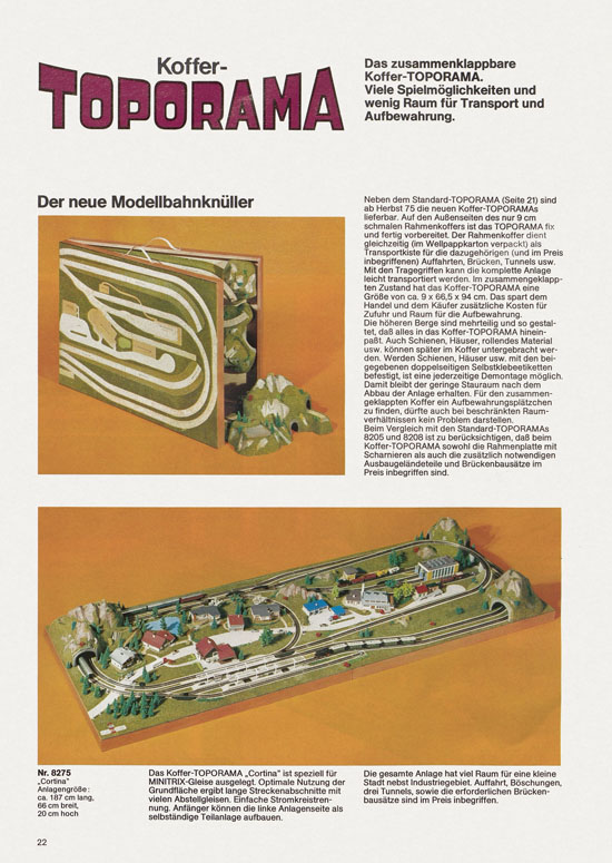 Busch Modellbahn-Zubehör Katalog 1975-1976