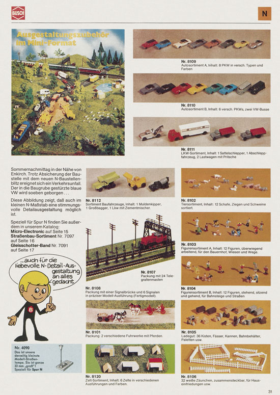 Busch Modellbahn-Hobby Katalog 1977-1978
