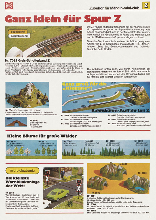 Busch Modellbahn-Hobby Katalog 1979-1980