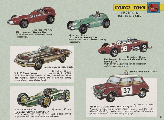 Corgi Toys Katalog 1965