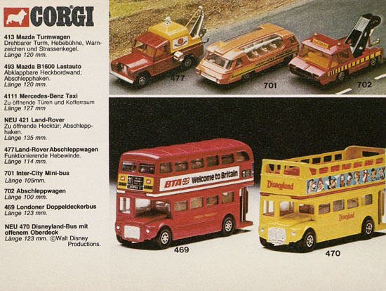 Corgi Toys Katalog 1977