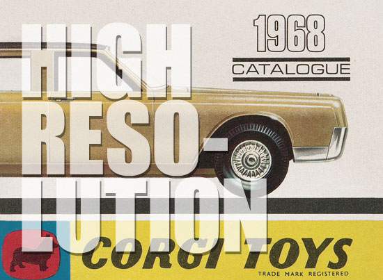 Corgi Toys catalog 1968