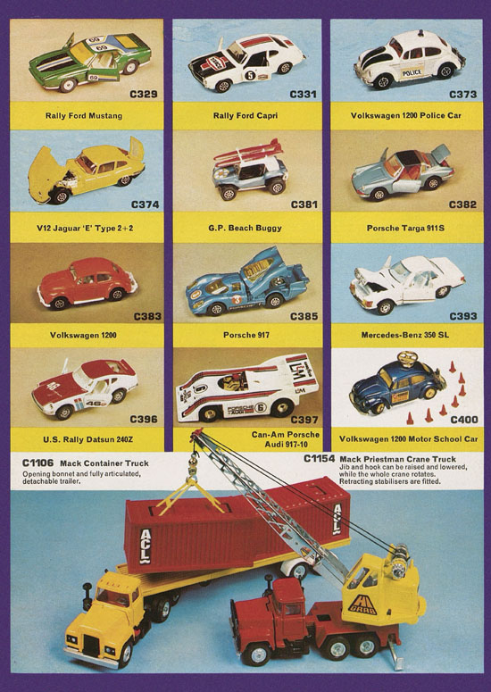Corgi Toys brochure 1975