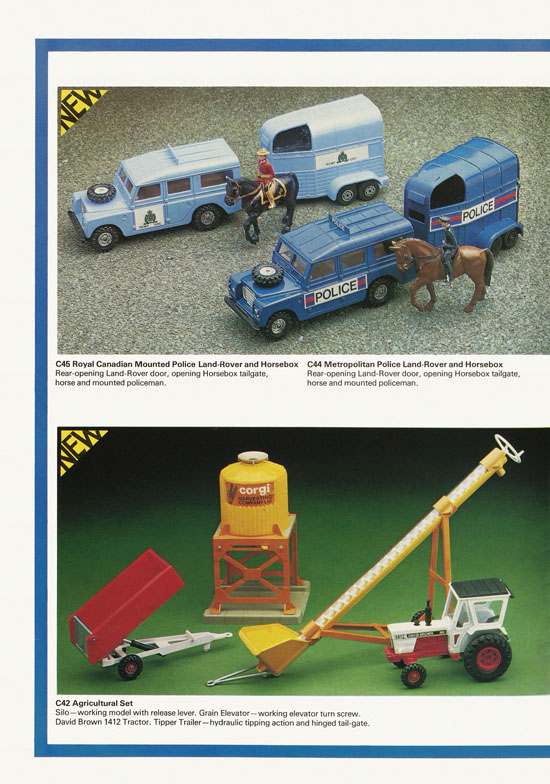 Corgi Toys die-cast models brochure 1977