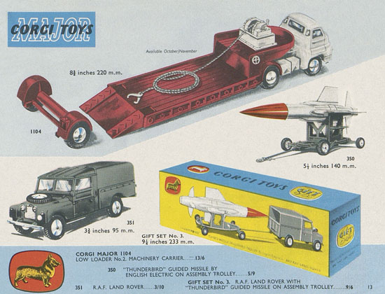 Corgi Toys catalogue 1958
