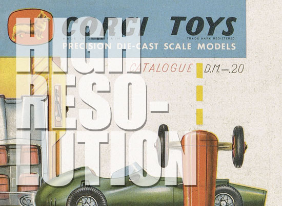 Corgi Toys catalog 1959