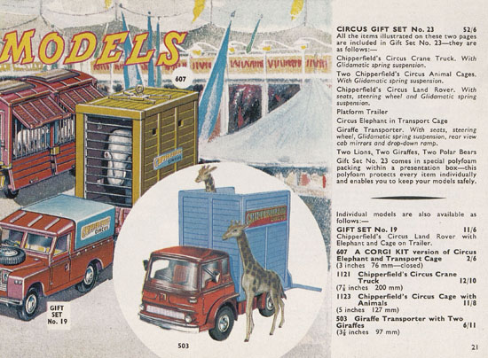 Corgi Toys catalogue 1966