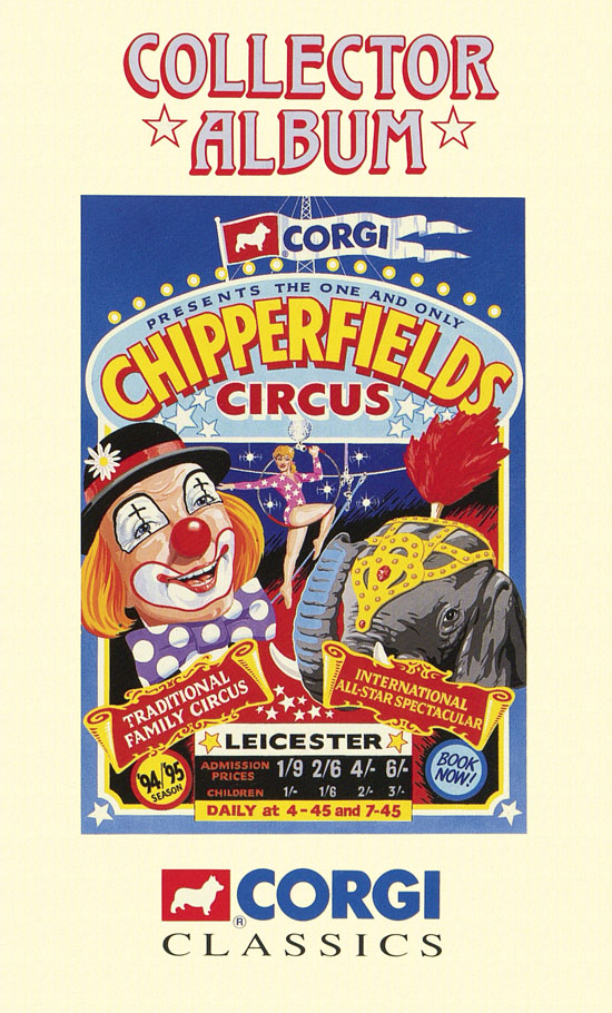 Corgi Classics Collector Album Chipperfields Circus 1994