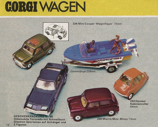 Corgi Toys Katalog 1970