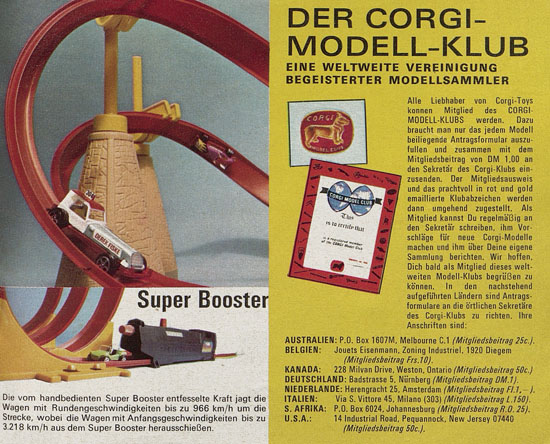 Corgi Toys Katalog 1970