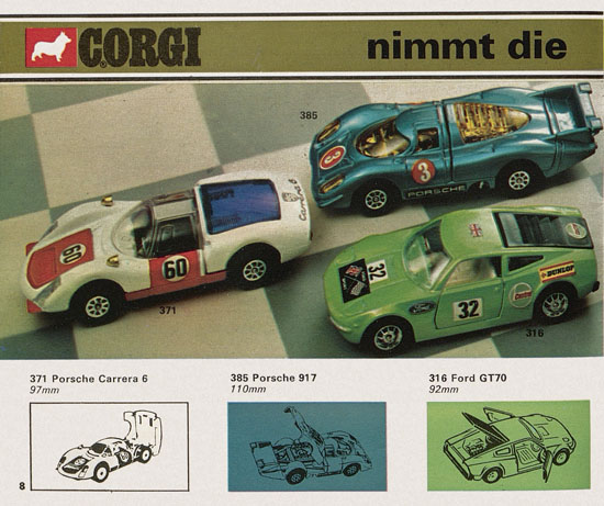 Corgi Toys Katalog Corgi Toys Katalog 1973