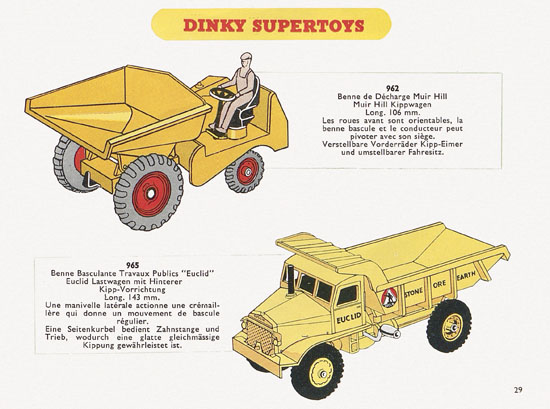 Dinky Toys Katalog 1956, Dinky Supertoys 1956