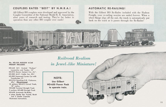 Gilbert H0 Trains 1955