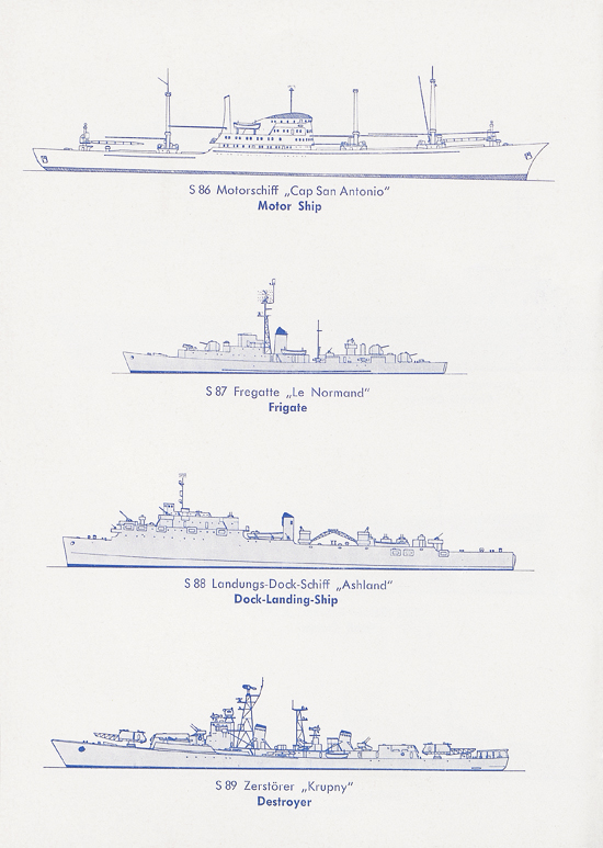 Hansa-Modelle Schiffsmodelle und Hafenbausatz Katalog 1963