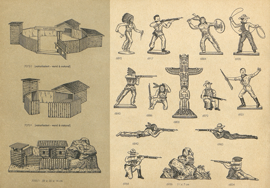 Hausser Elastolin Figuren Katalog 1961