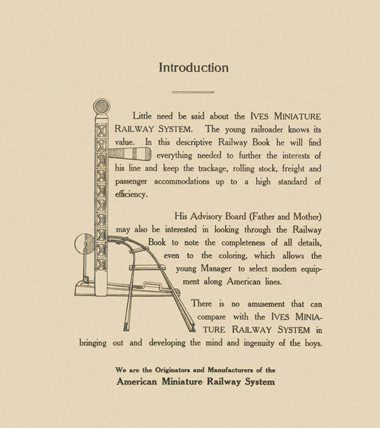 The Ives Miniature Railway System 1906