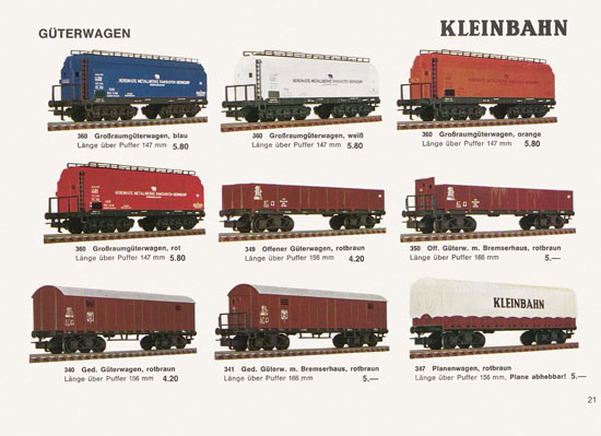 Kleinbahn Katalog 1969