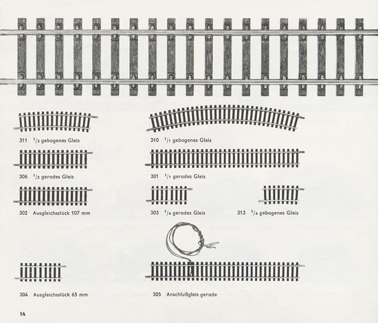 Liliput H0-Modellbahn Katalog 1962