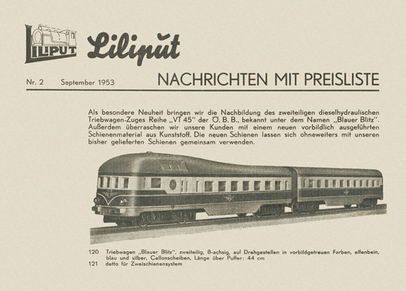 Liliput Nachrichten Nr. 2 1953