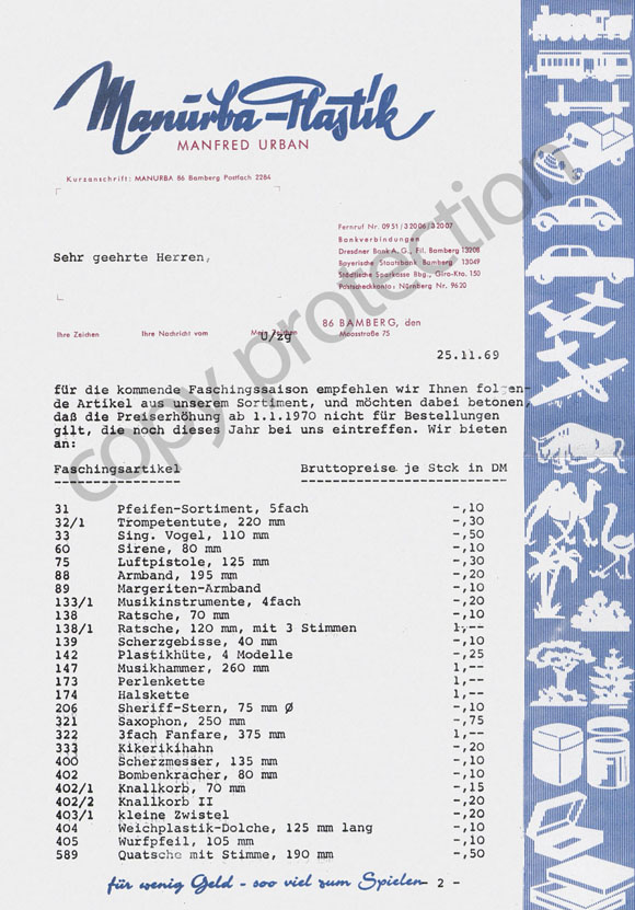 American Flyer price list 1919
