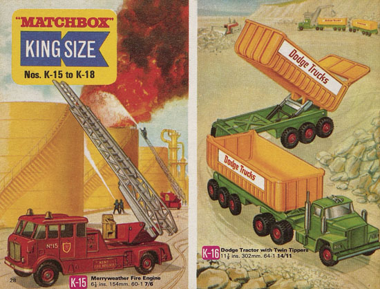 Matchbox Catalogue 1967