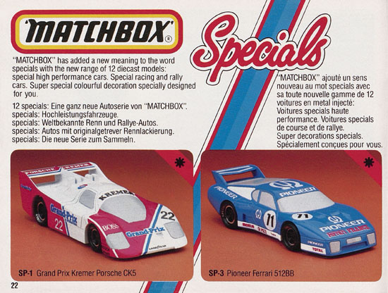 Matchbox catalogue 1984