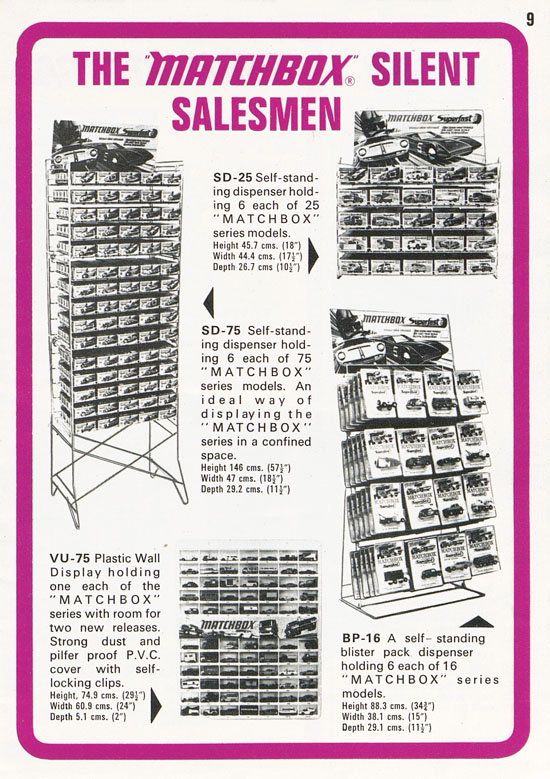 Matchbox Pricelist January 1972