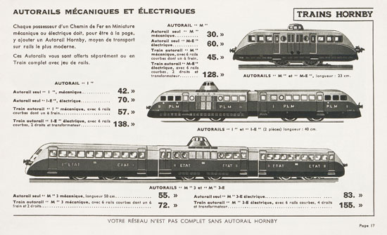 Meccano Jouets catalogue 1936-1937