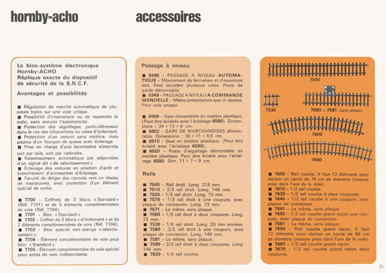 Meccano catalogue général 1972