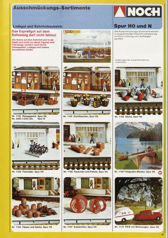 NOCH Katalog 1980