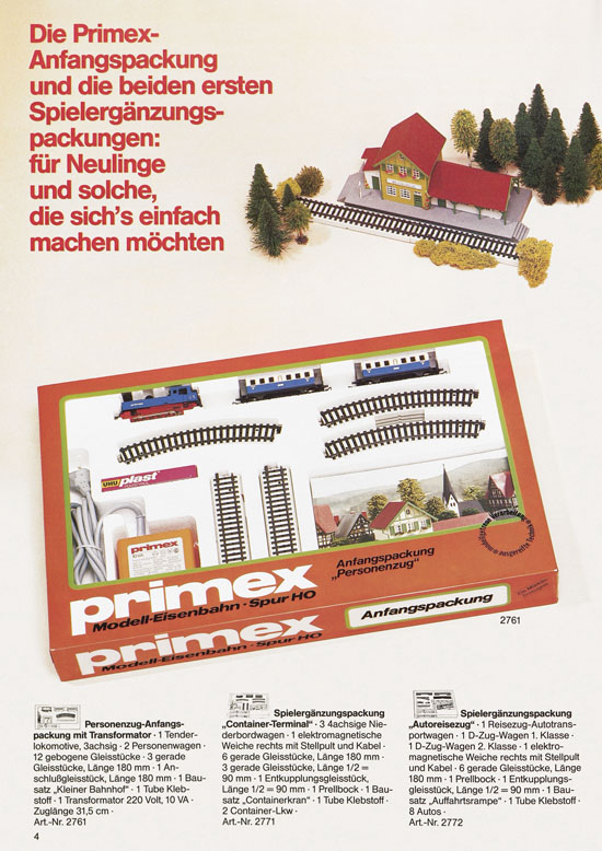 Primex Katalog 1985