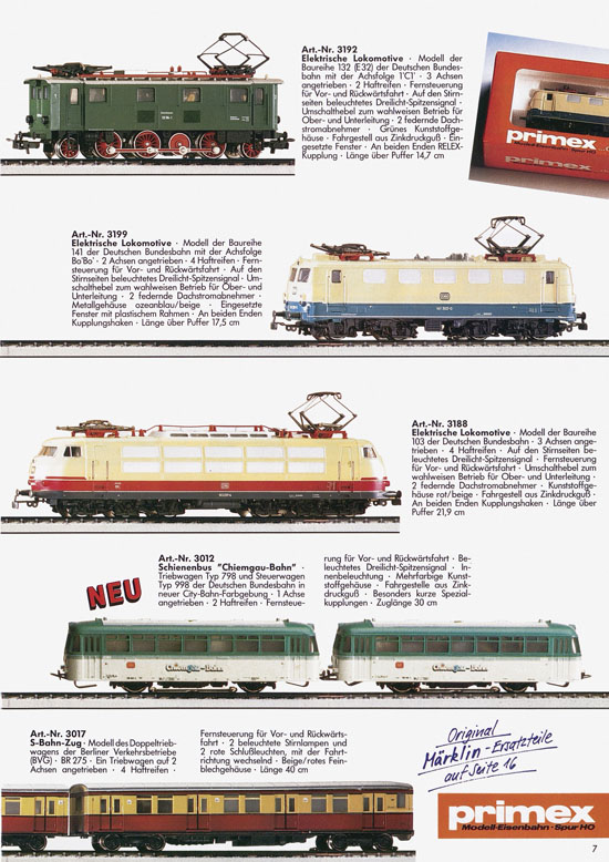 Primex Katalog 1988