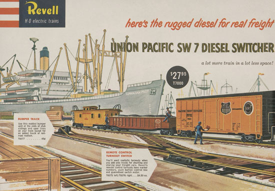 Revell H0 electric trains 1957-1958