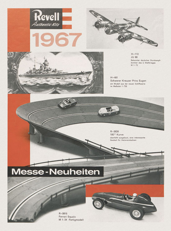 Revell Messe-Neuheiten 1967