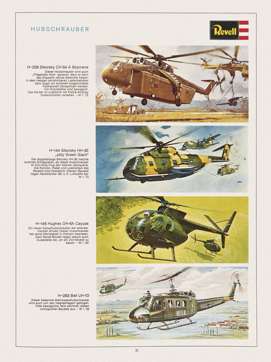 Revell Hobby Katalog 1972-1973
