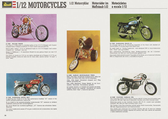 Revell Model Kit Catalogue 1975-1976
