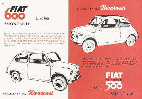 Rivarossi catalogo 1958