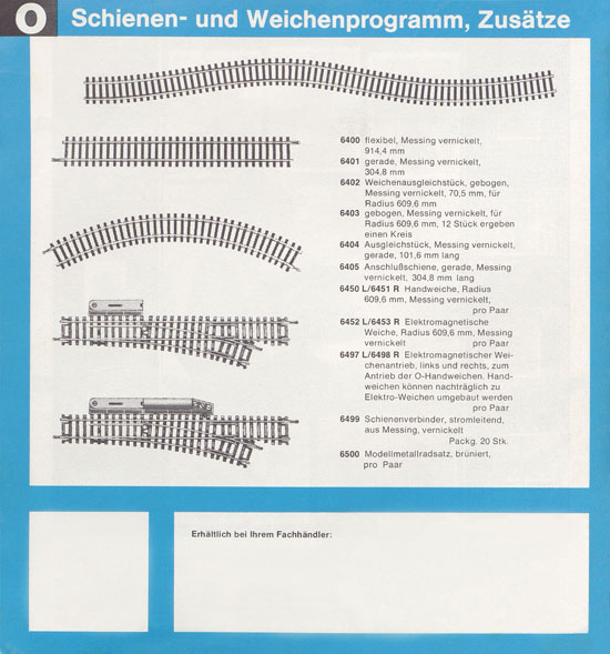 ROCO Katalog 1973