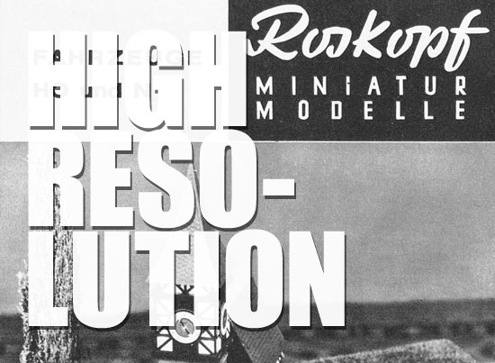 Roskopf Miniatur-Modell um 1965-1967