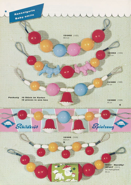 Schildkröt-Spielzeug Katalog 1962