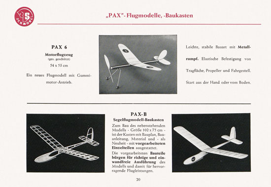 Gebrüder Schmohl Katalog 1954
