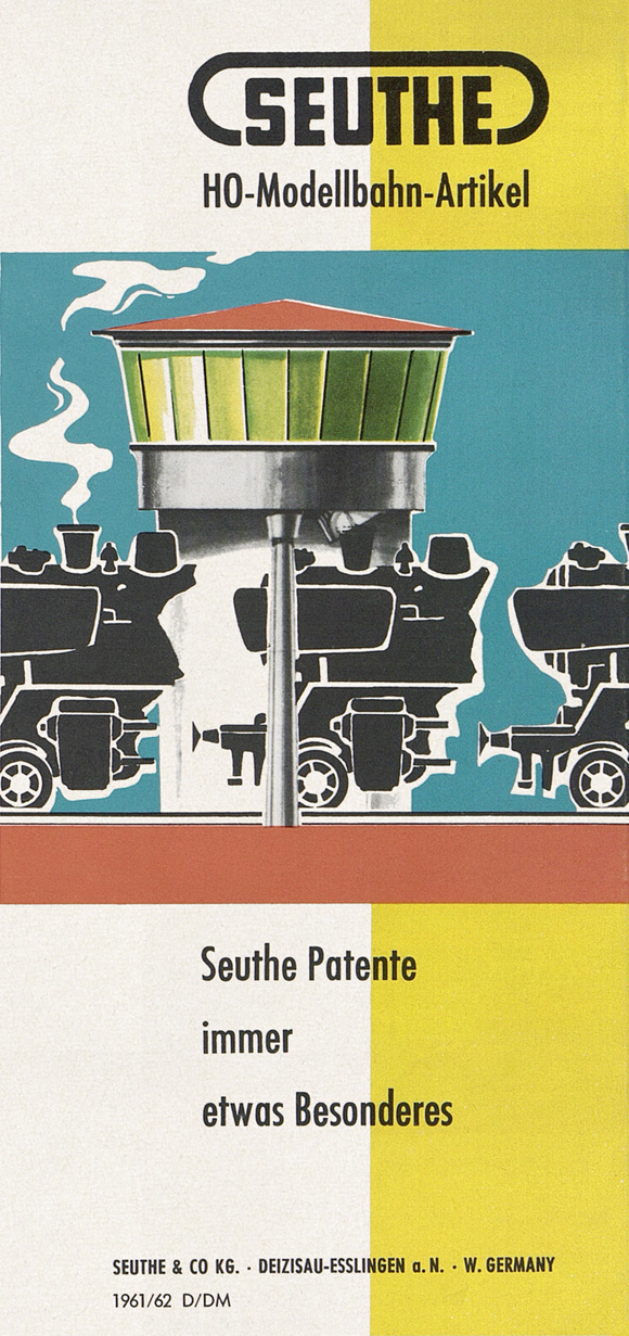 Seuthe Prospekt H0-Modellbahn-Artikel 1961-1962