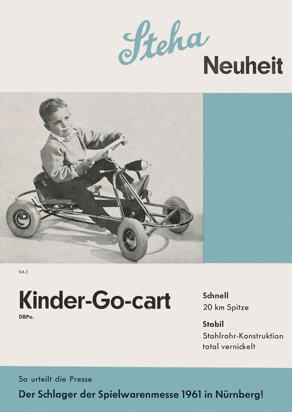 Steha Neuheit Kinder-Go-cart 1961